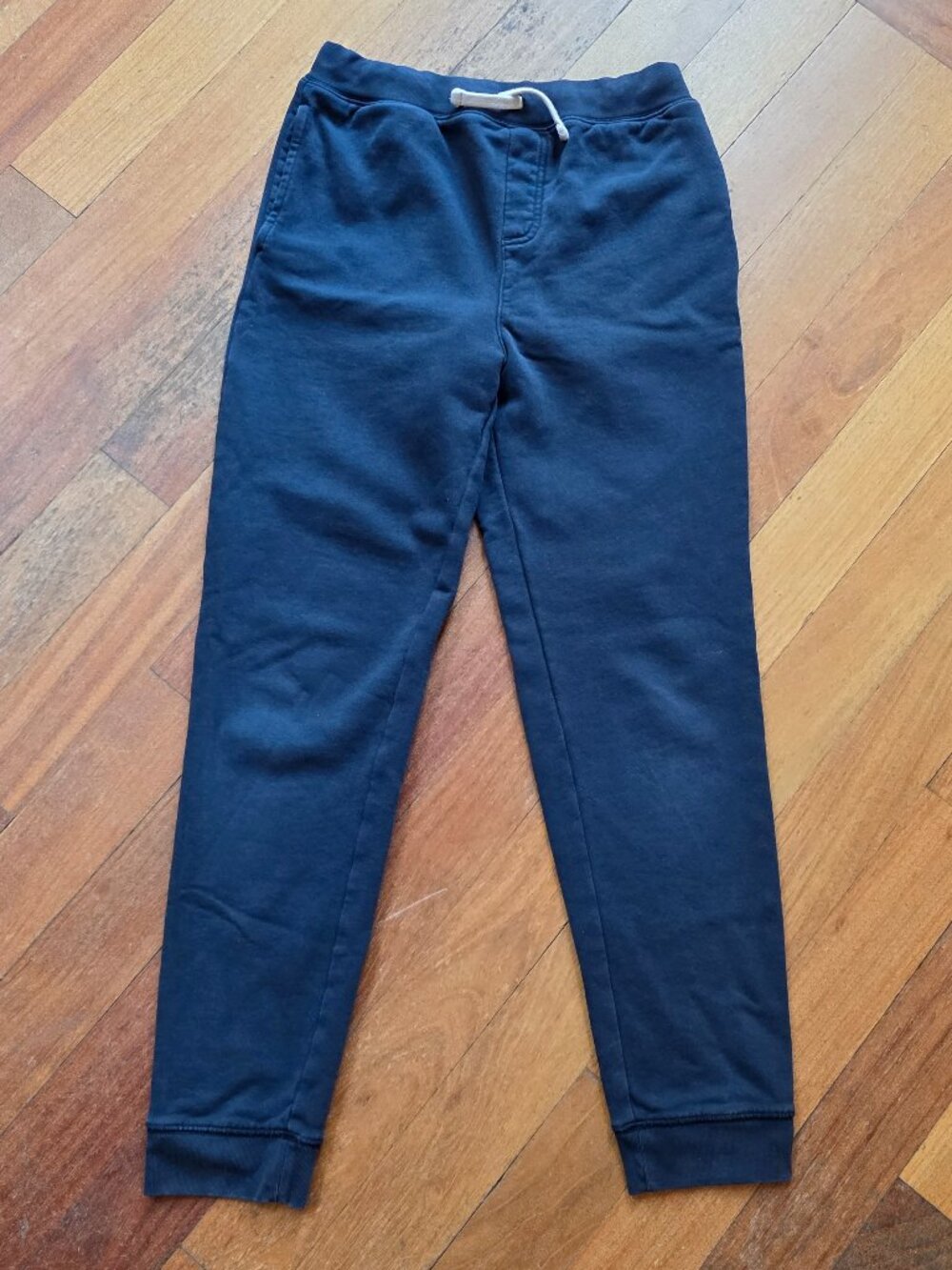 Lands' End Navy Blue Jogger Pants Size XL (14-16)